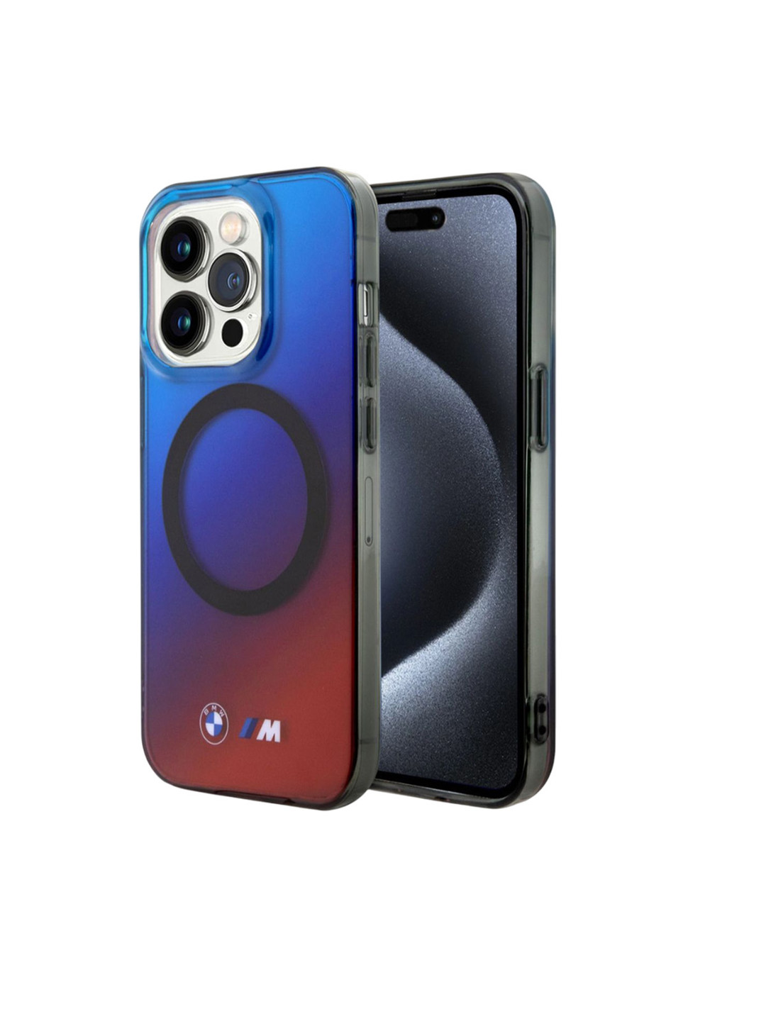 BMW HC MAGSAFE M GRADIENT IPHONE 15 PRO - BLUE & RED