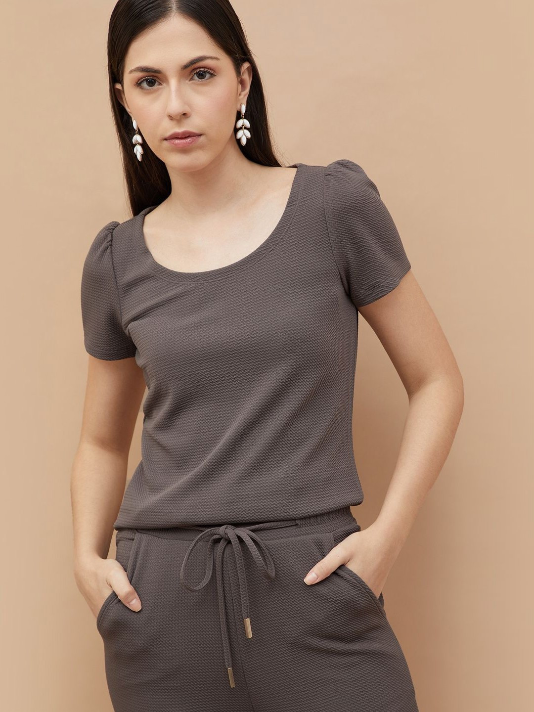 CODE by Lifestyle Women Cut Outs T-shirt