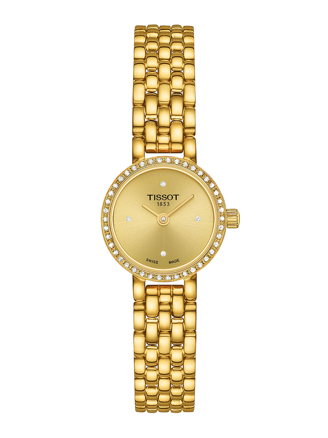 TISSOT Women Dial & Stainless Steel Bracelet Style Straps Analogue Watch T1400096302600