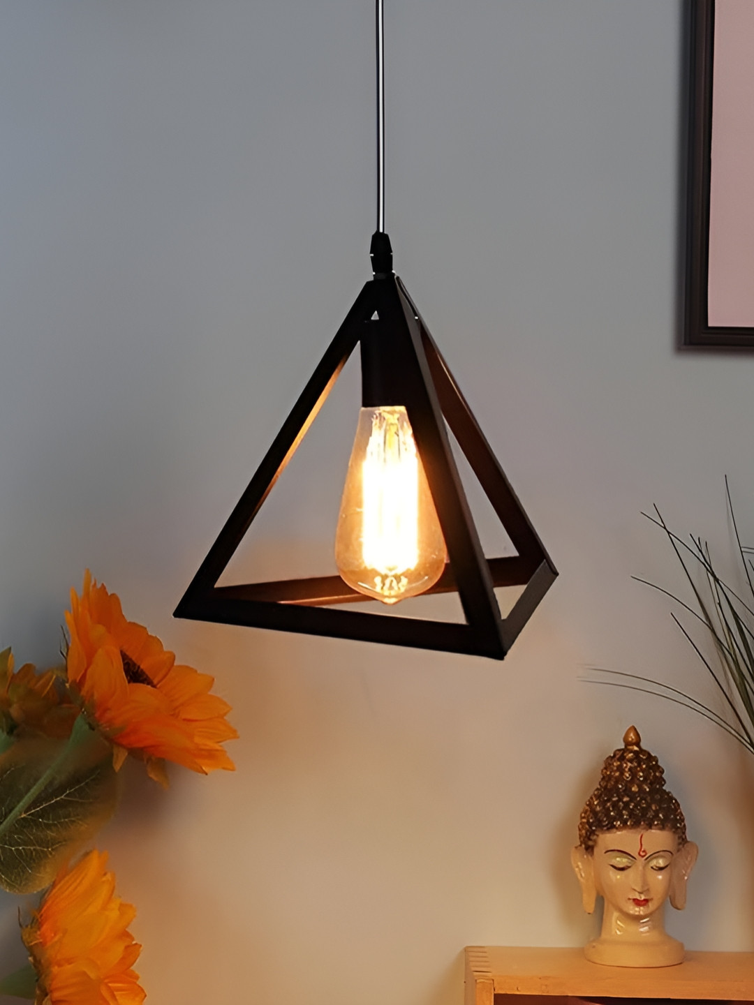 Raptors Black & Yellow Contemporary Ceiling Lamp