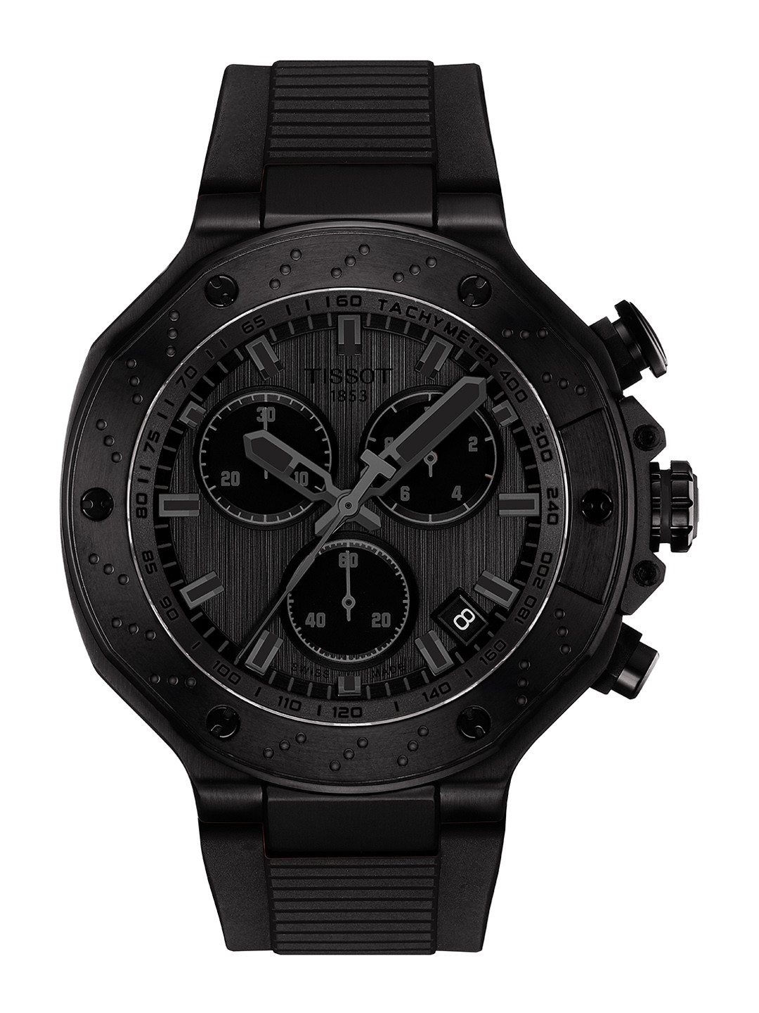 TISSOT Men Dial & Textured Straps Analogue Watch T1414173706100