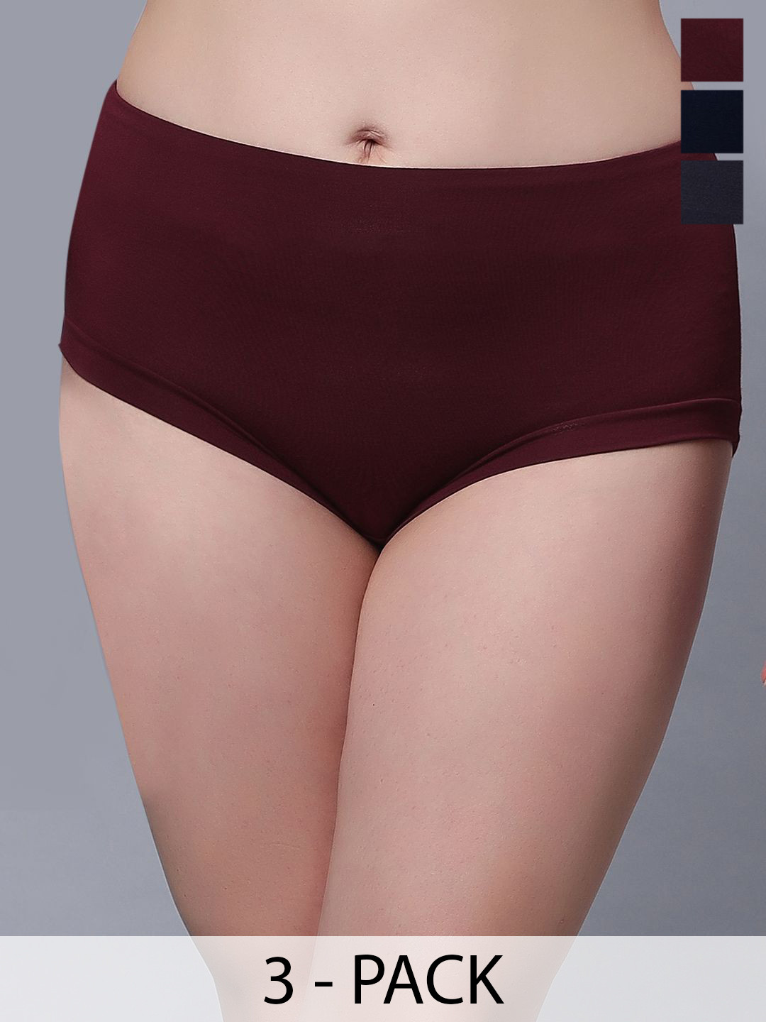 In Care Women Assorted Pack Of 3 Hipster Panties