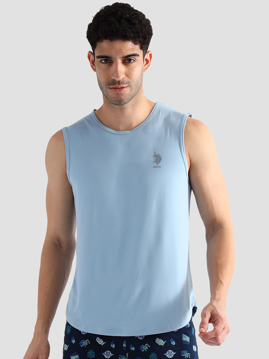 U.S. Polo Assn. Round Neck Innerwear Vests OEV07-B32-PL