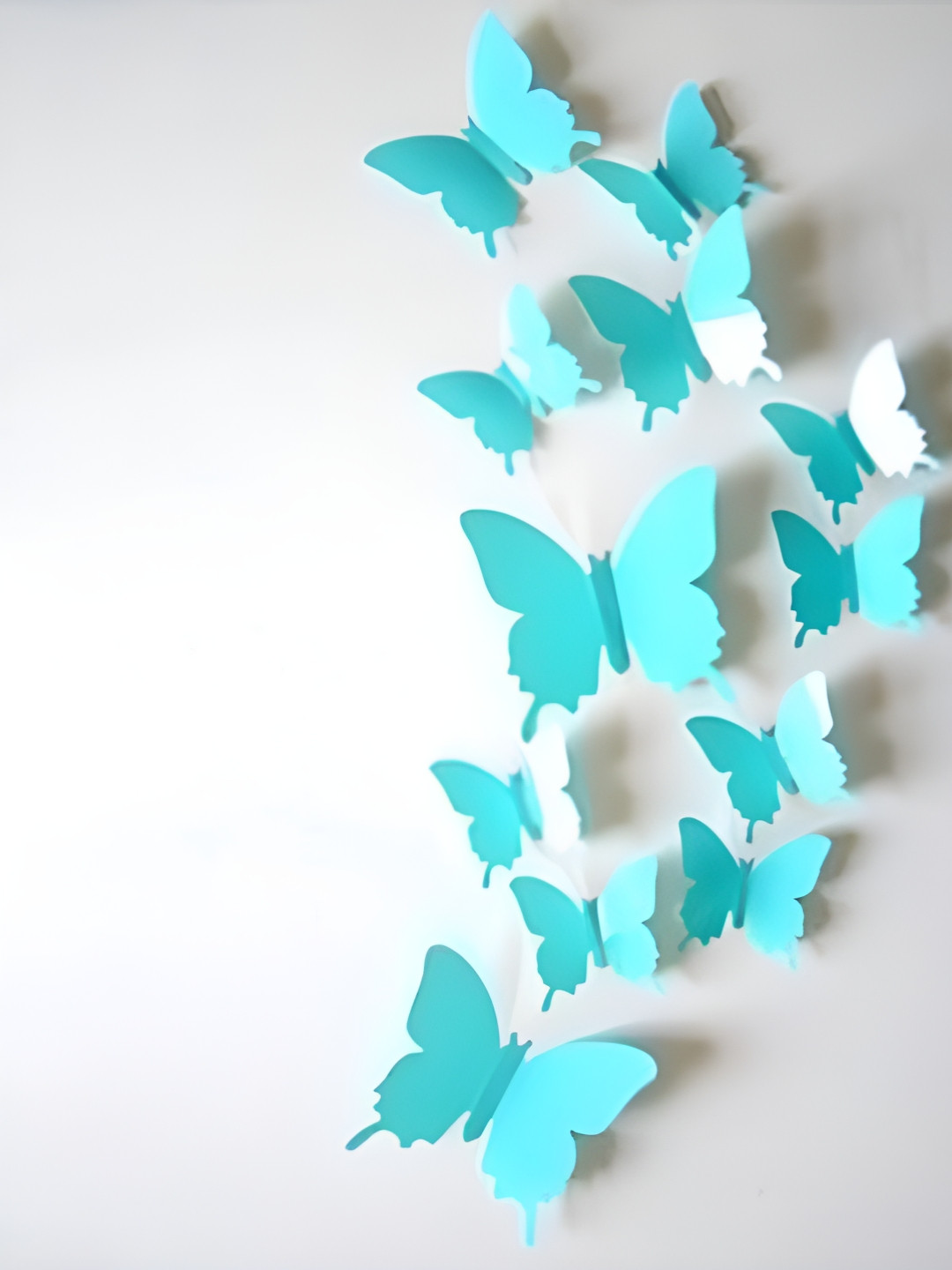 Asian royal Blue & White Printed Waterproof Decals and stickers