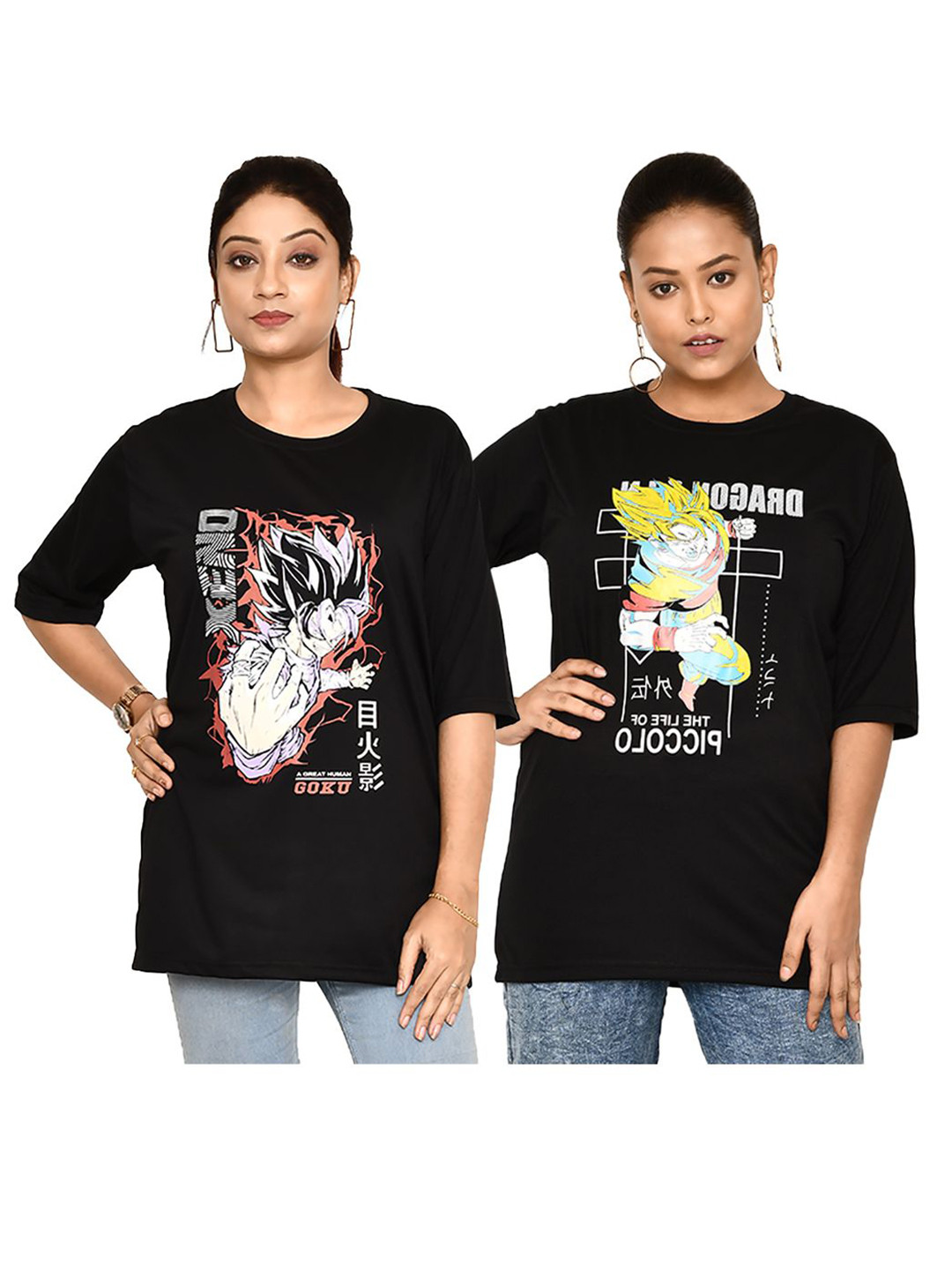RAPL Women 2 Printed Applique T-shirt
