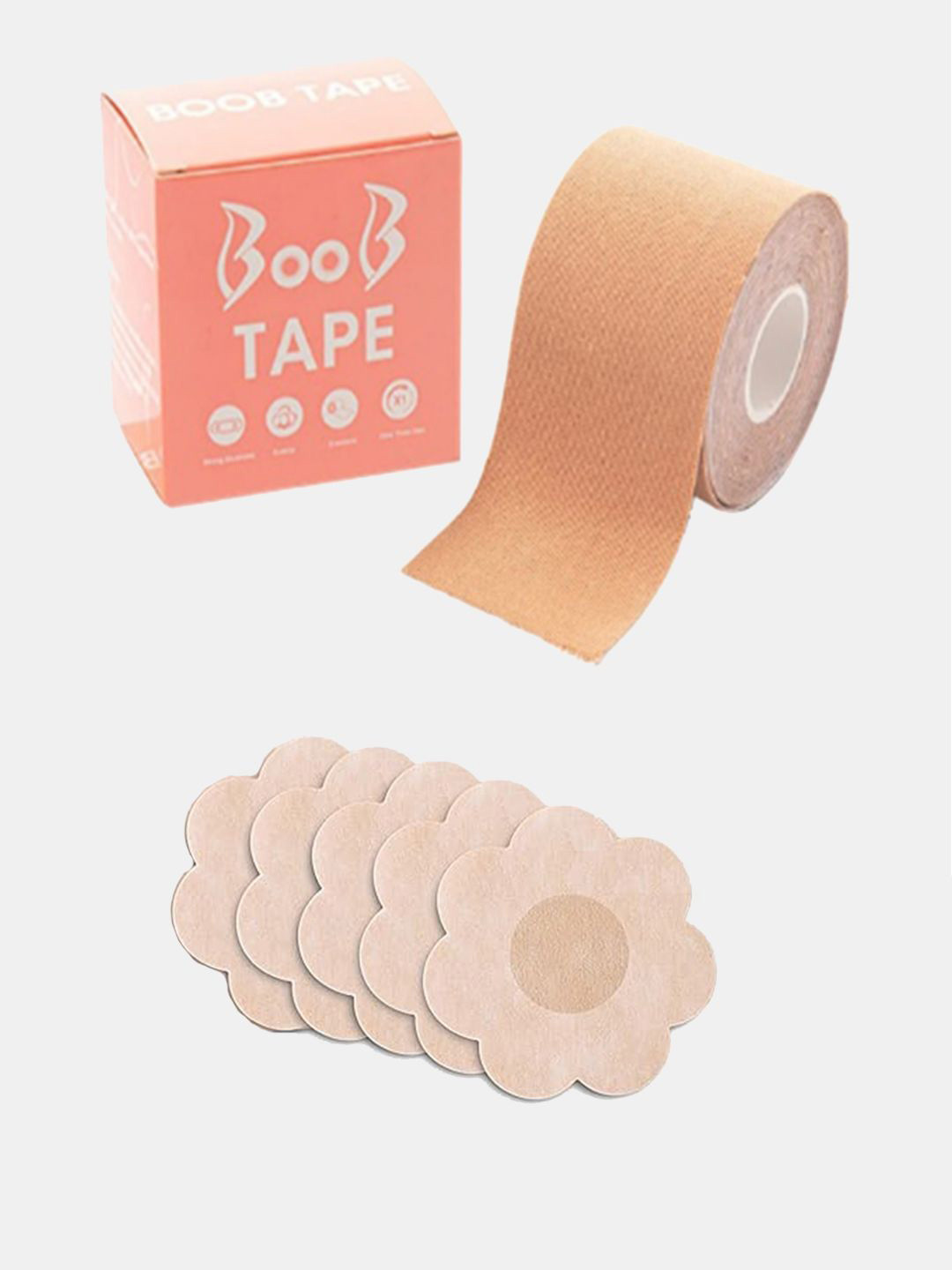 Inner Sense Set of 4 All Day Comfort Stick-On Lingerie accessories