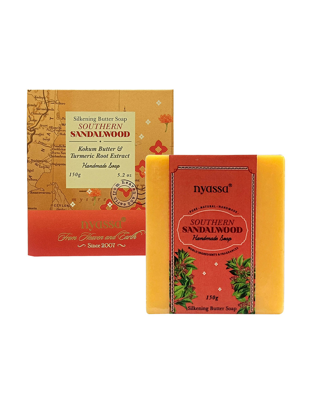 Nyassa Southern Sandalwood Silkening Butter Handmade Soap - 150 g