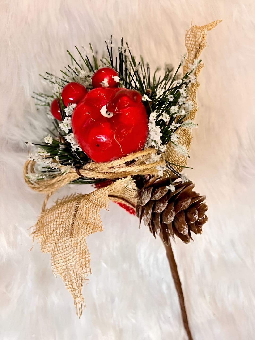 Timaya's Decor Holly Molly Red Plastic Glossy Bedroom Small Showpiece - 11.8 Inches