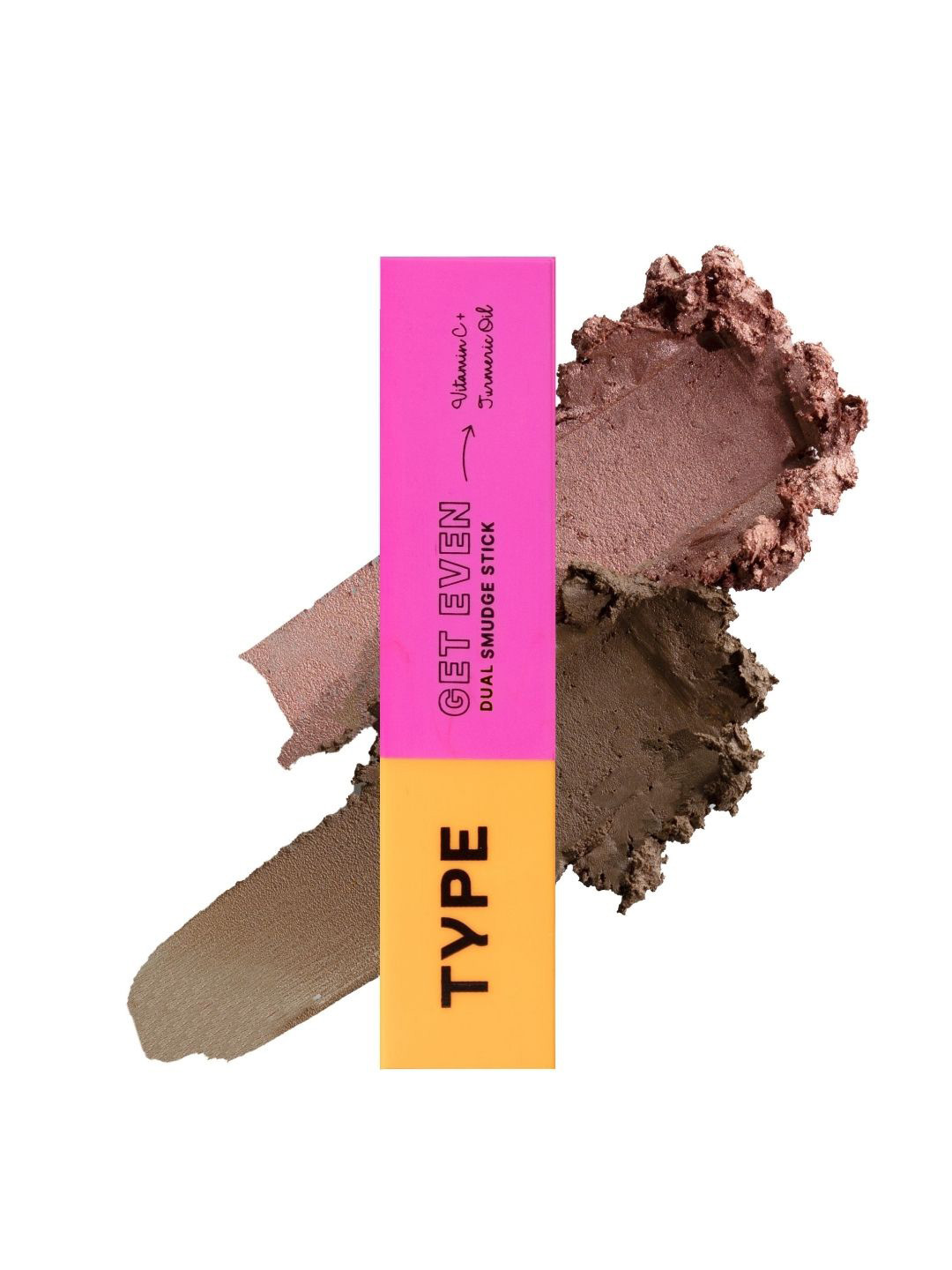 TYPE BEAUTY INC Get Even Dual Smudge Stick - 12 g - Peach Glow/ Toasted