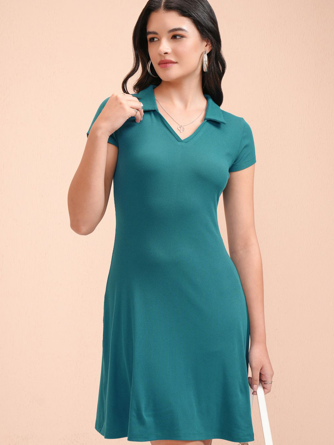 Basics By Tokyo Talkies Fit & Flare Mini Dress