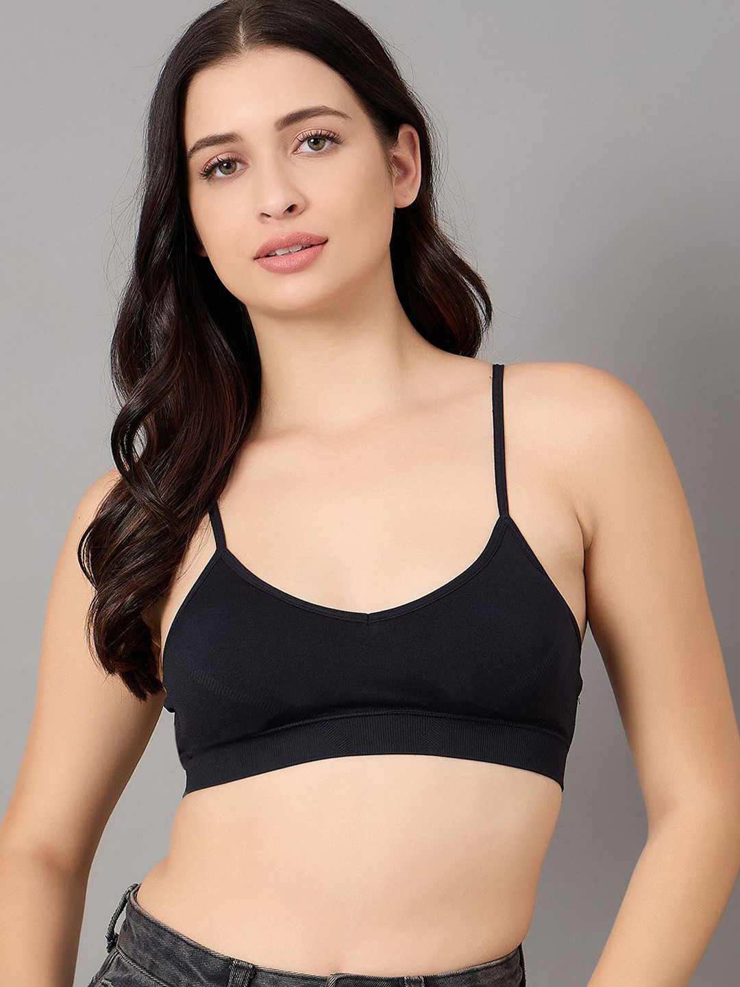 DressBerry Seamless Bra Medium Coverage Lightly Padded