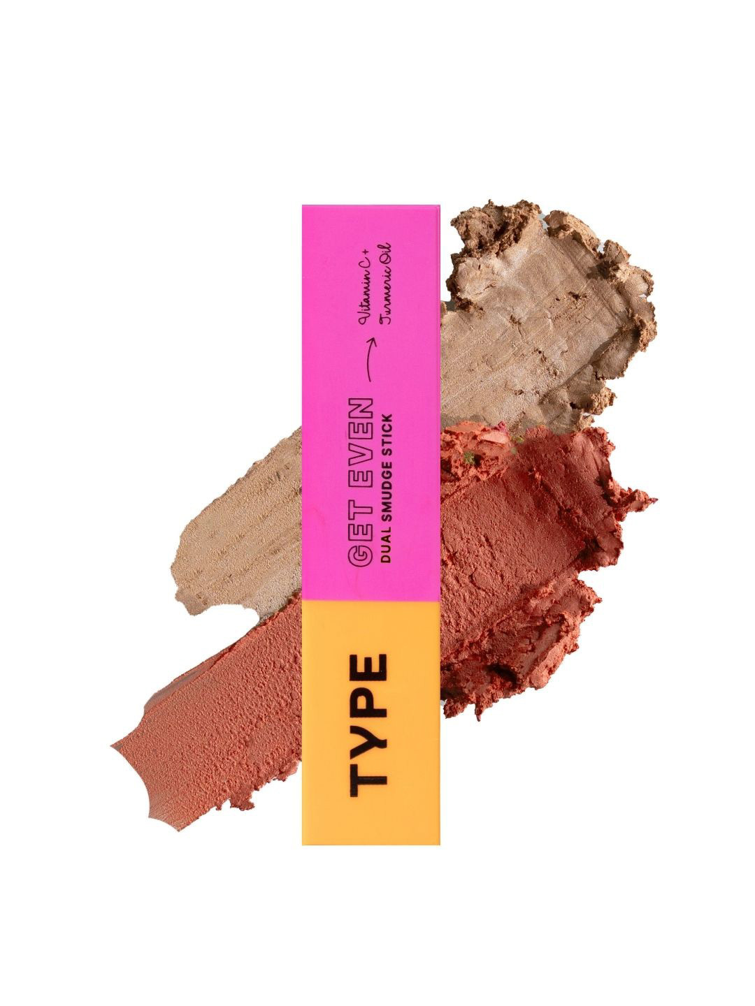 TYPE BEAUTY INC Get Even Dual Smudge Stick - 12 g Shade - Salmon/Salt Carame