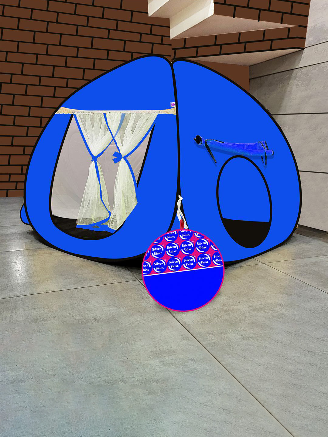 Silver Shine Boys Self-Supporting Foldable Tent