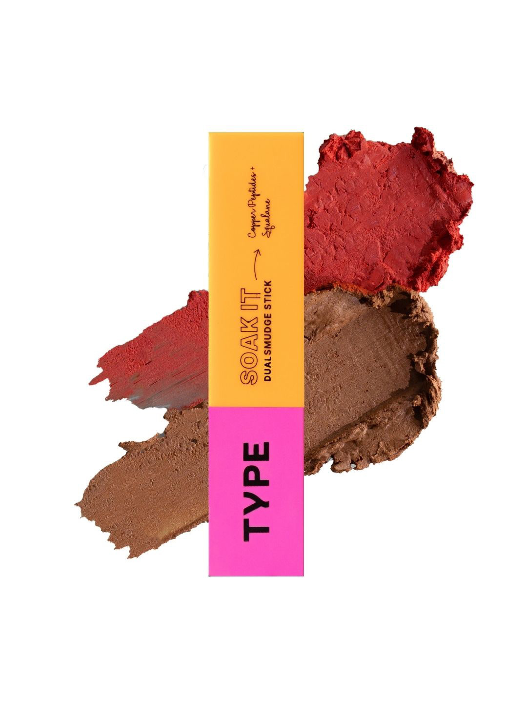 TYPE BEAUTY INC Soak It Dual Smudge Stick  - 12 g - Spiced Coral/ Mousse