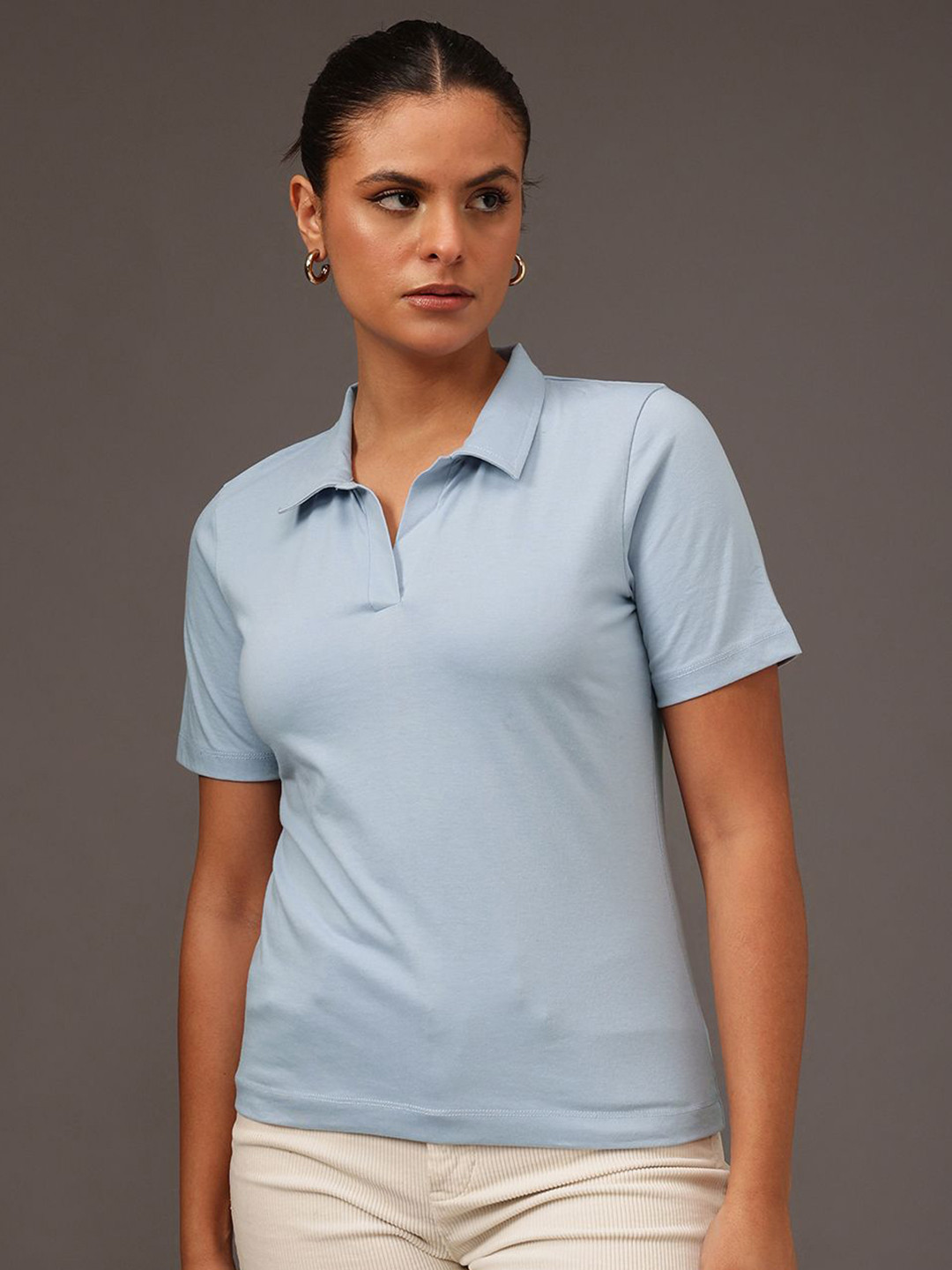 MINT STREET Women Pockets T-shirt