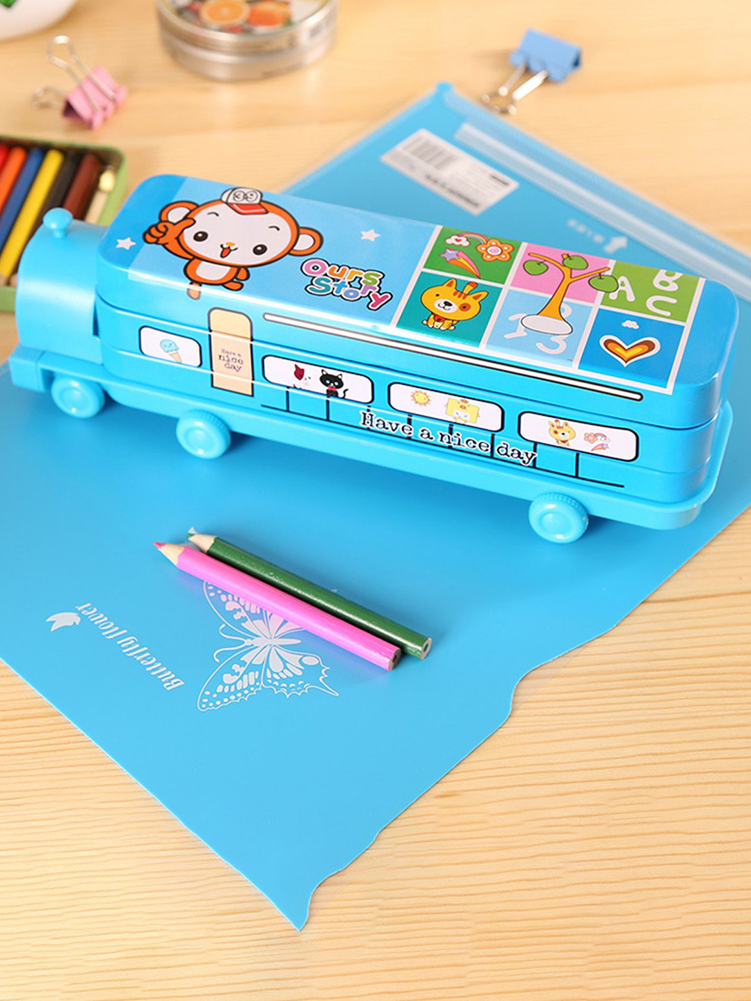Spiaty Solid Pen Cases Stationery