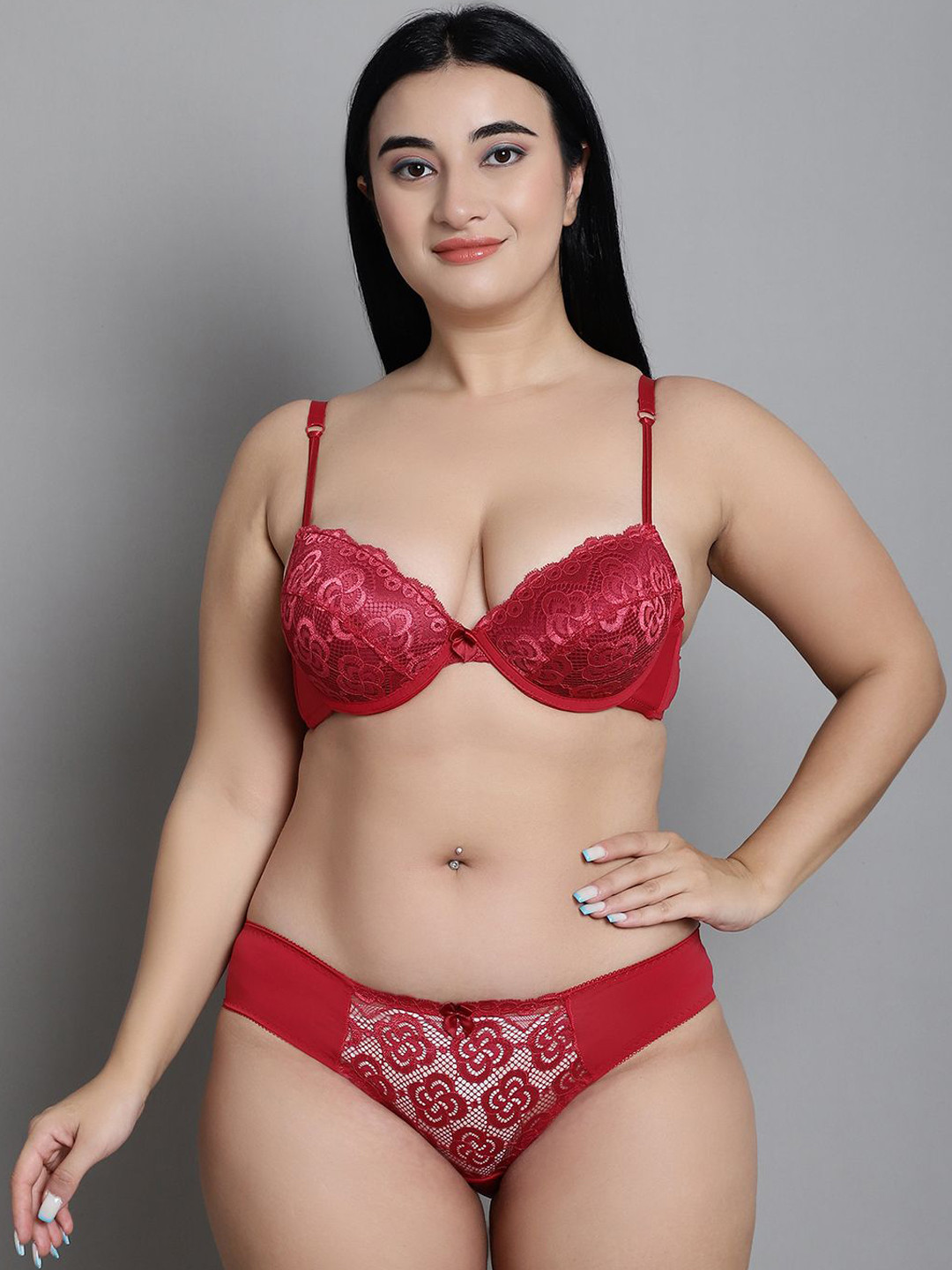 MAKCLAN Regular-Straps Lingerie Set K6113LRS