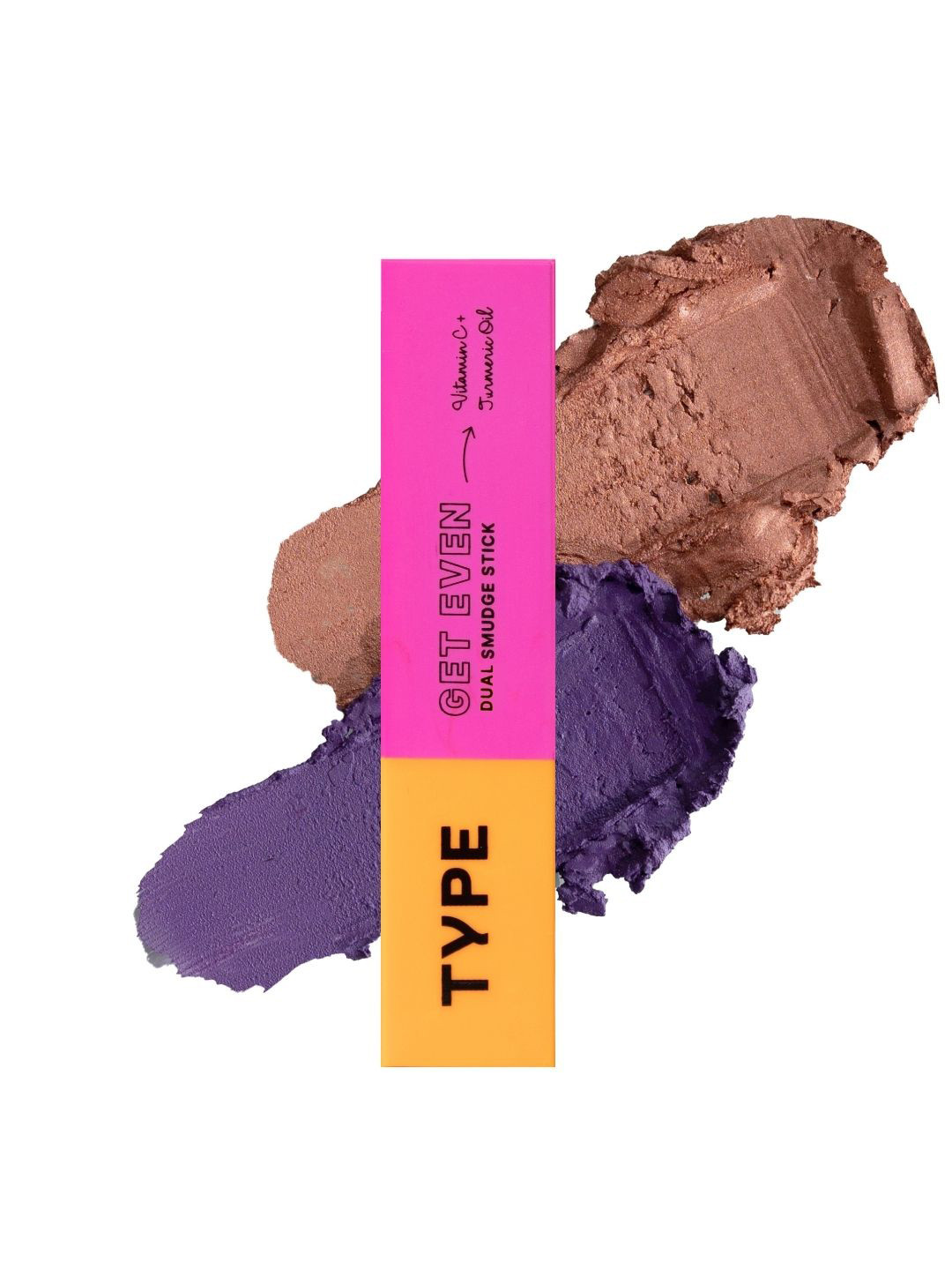 TYPE BEAUTY INC Get Even Dual Smudge Stick With Vitamin C - 12 g - Copper/Plum