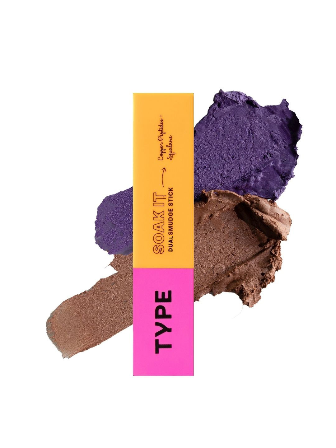 TYPE BEAUTY INC Soak It Dual Smudge Stick - 12 g Shade - Plum/Mousse