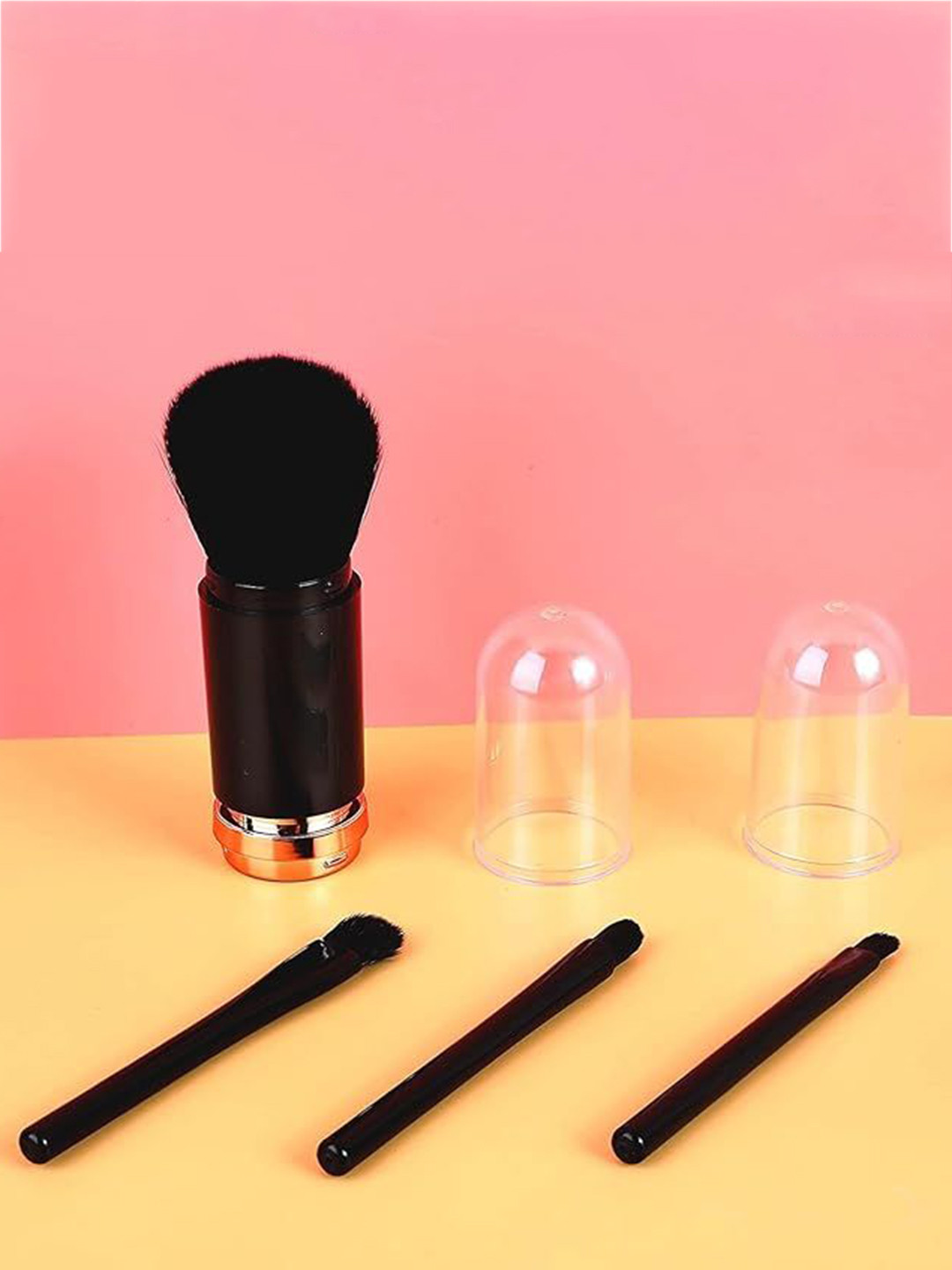 Gleva 4 In 1 Makeup Brush - Black