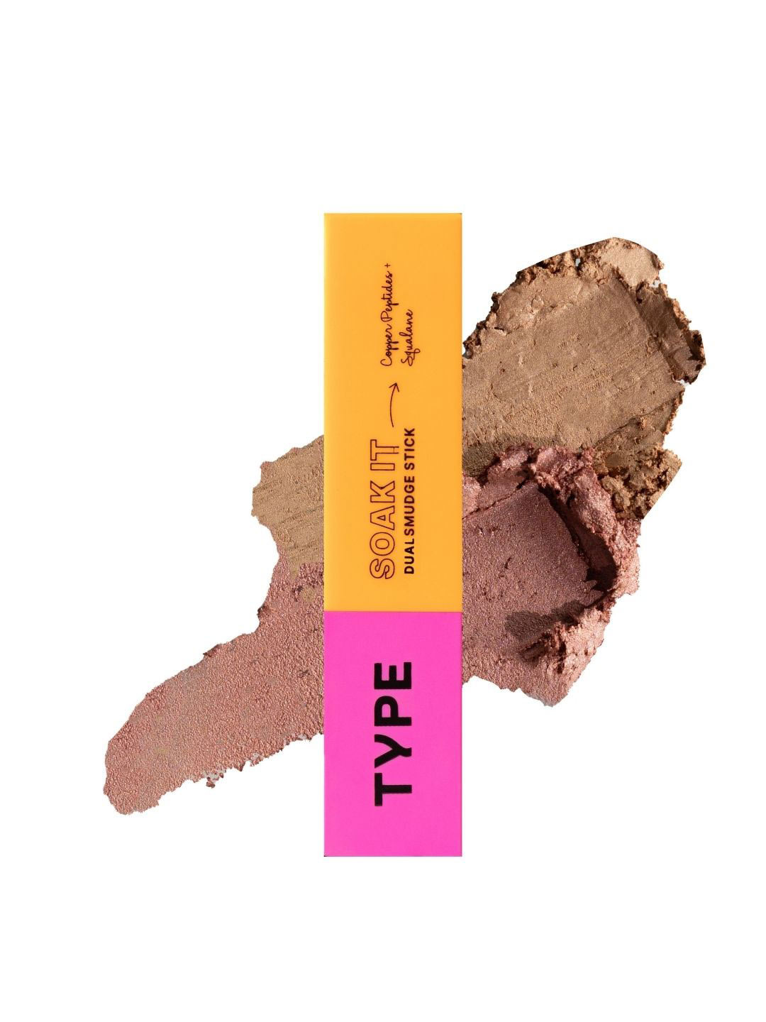 TYPE BEAUTY INC Soak It Dual Smudge Stick With Squalane - 12 g - Glow/Peach Glow