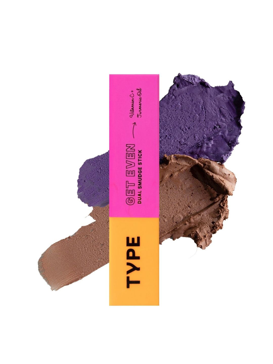 TYPE BEAUTY INC Get Even Dual Smudge Stick - 12 g Shade - Plum/Mousse