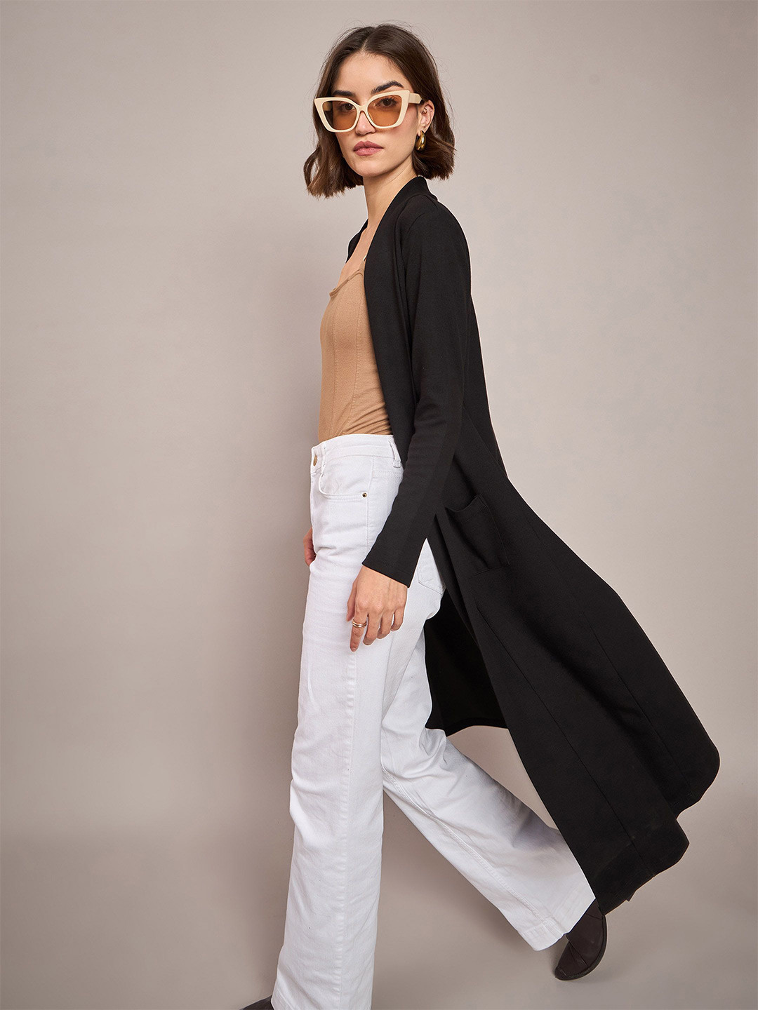 SASSAFRAS Women Longline Shrug