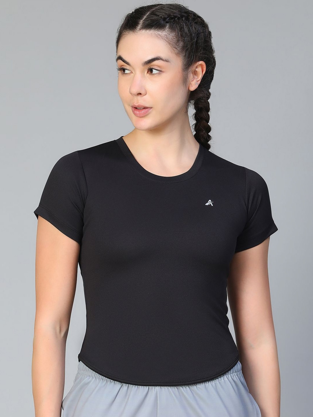 ATHLISIS Women e-Dry Cut Outs Slim Fit T-shirt