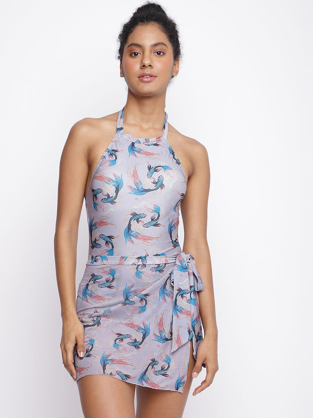 La Intimo Printed Cover Up Short Sarong