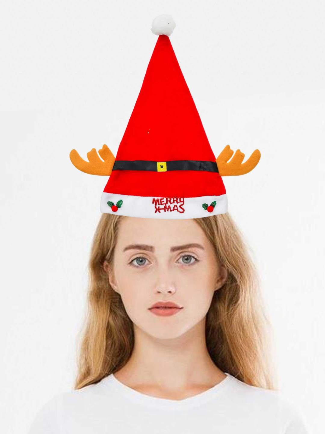 eCraftIndia Embroidered Santa Hats