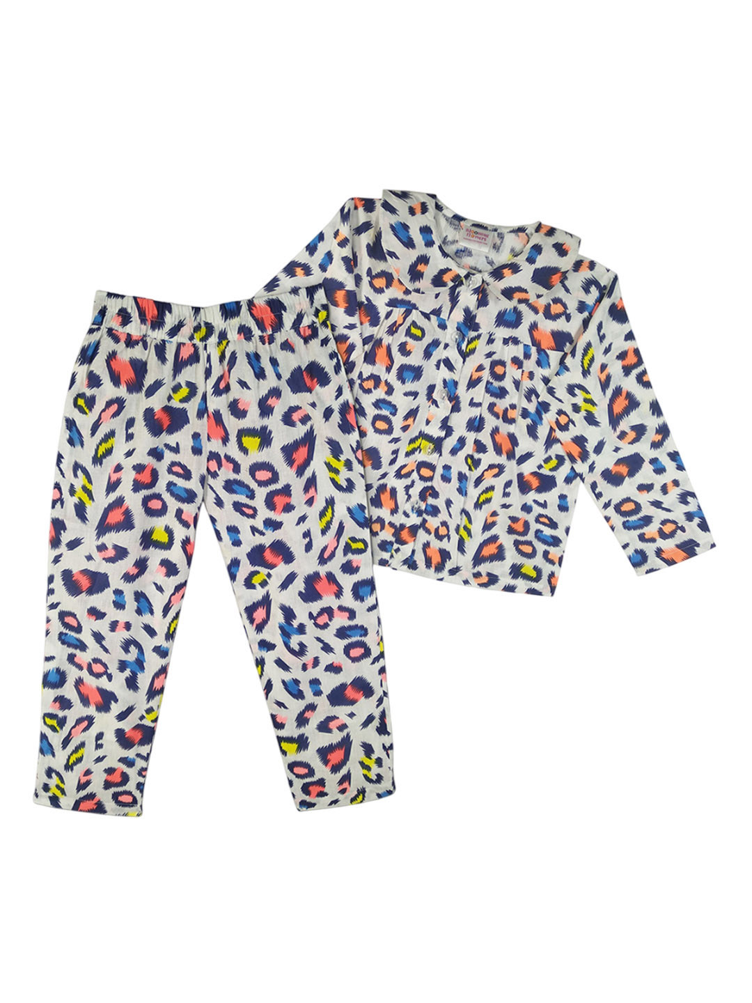 SILK SPARROW Girls Printed Night suit