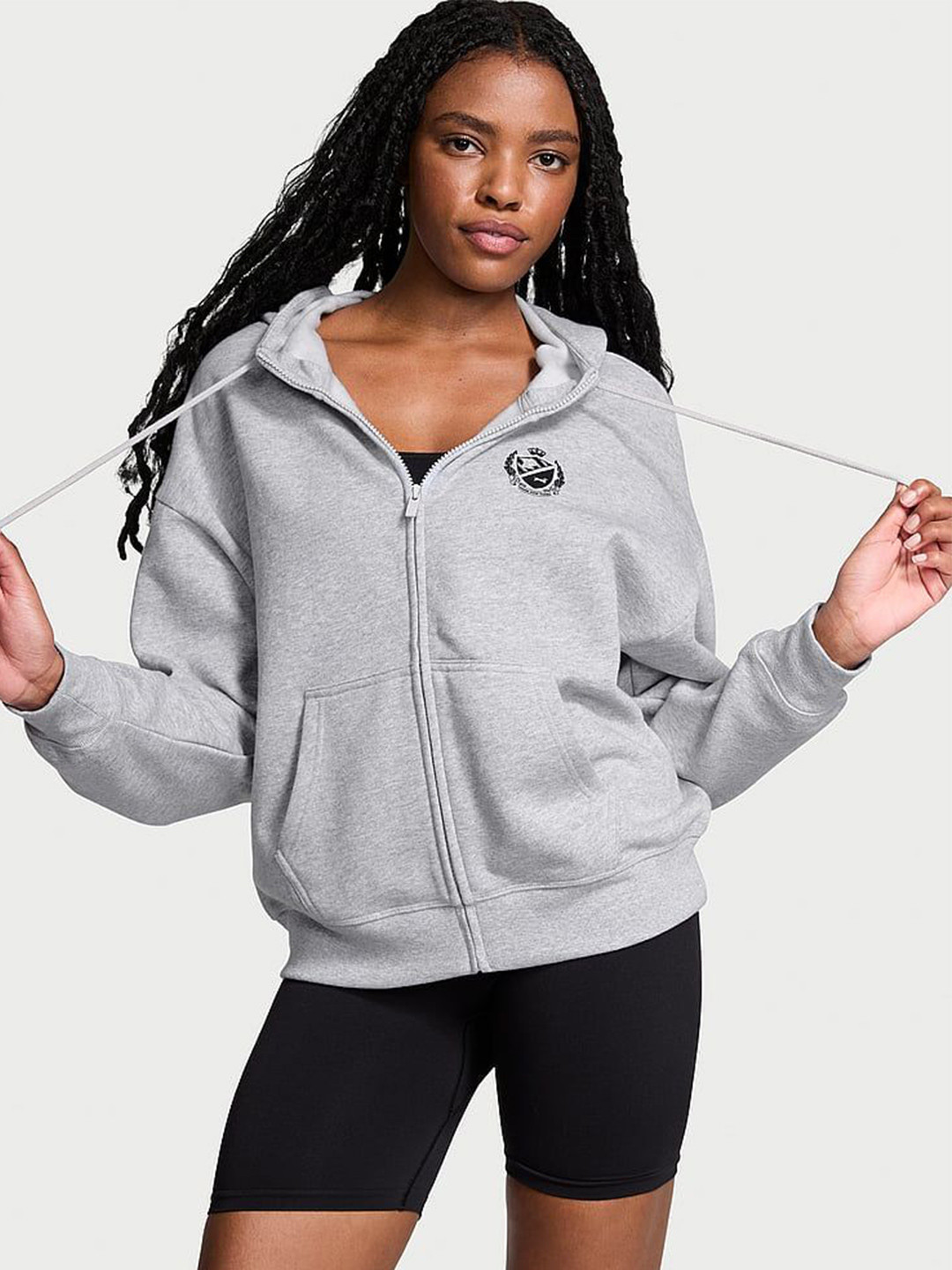 Victoria's Secret PINK Ivy Fleece Full-Zip Hoodie