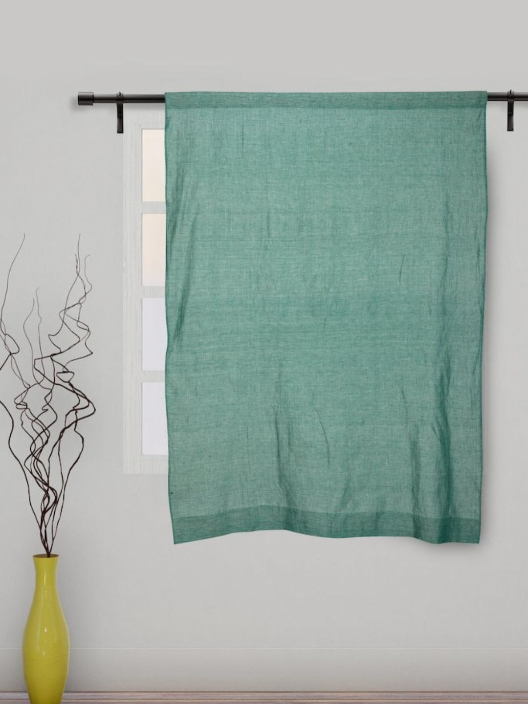 ArtEastri Green Window Curtain