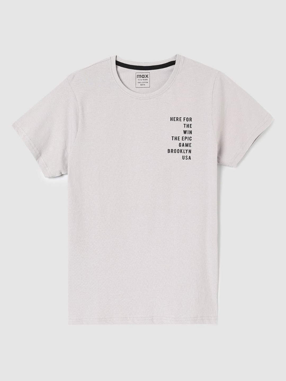 max Boys V-Neck Applique T-shirt