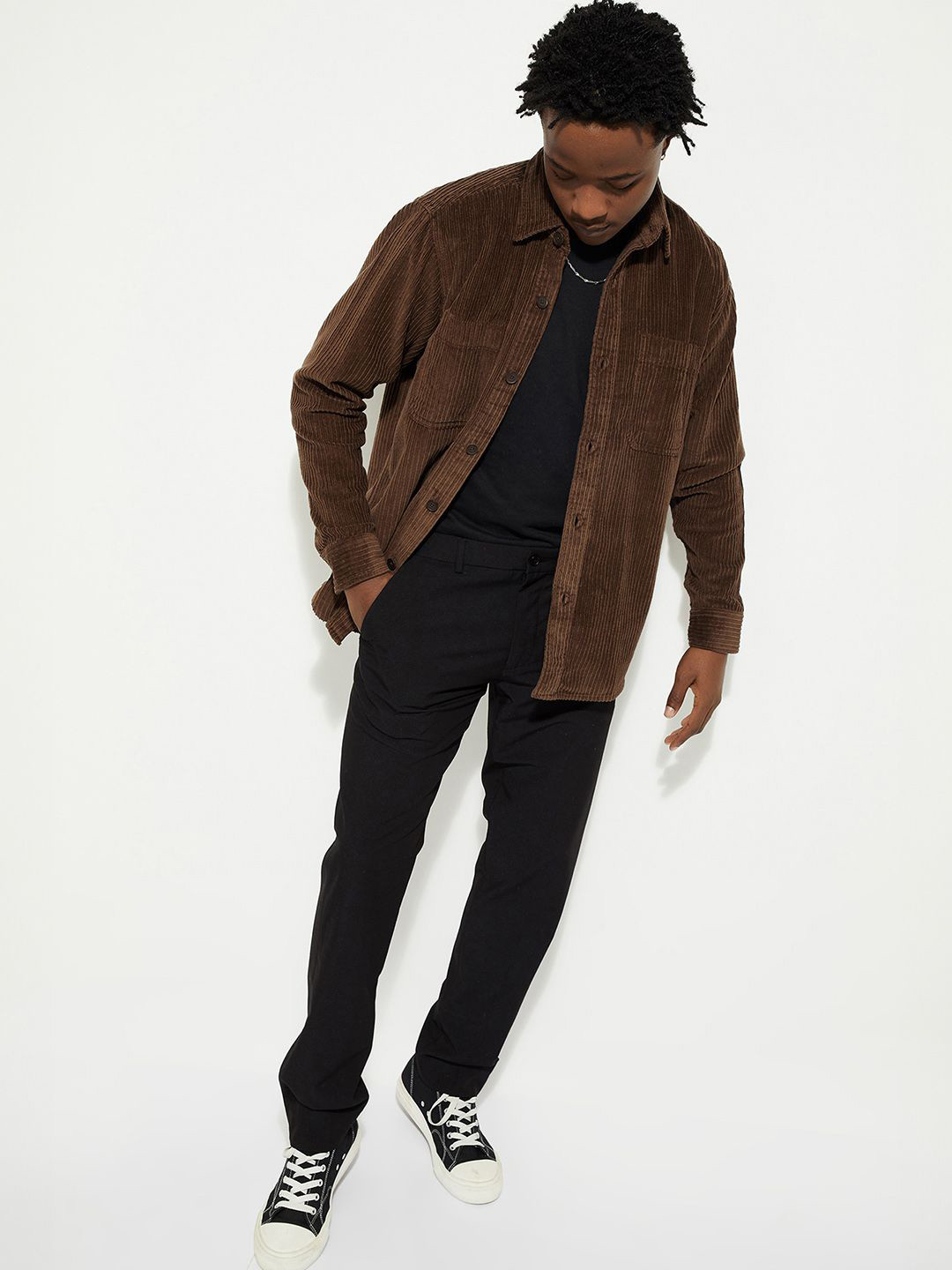 max URB_N Men Corduroy Overshirt