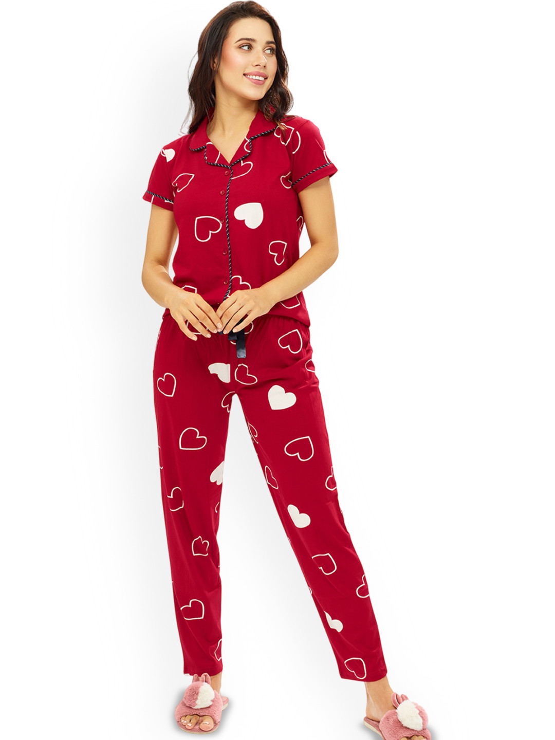 Lotik Women Printed Night suit