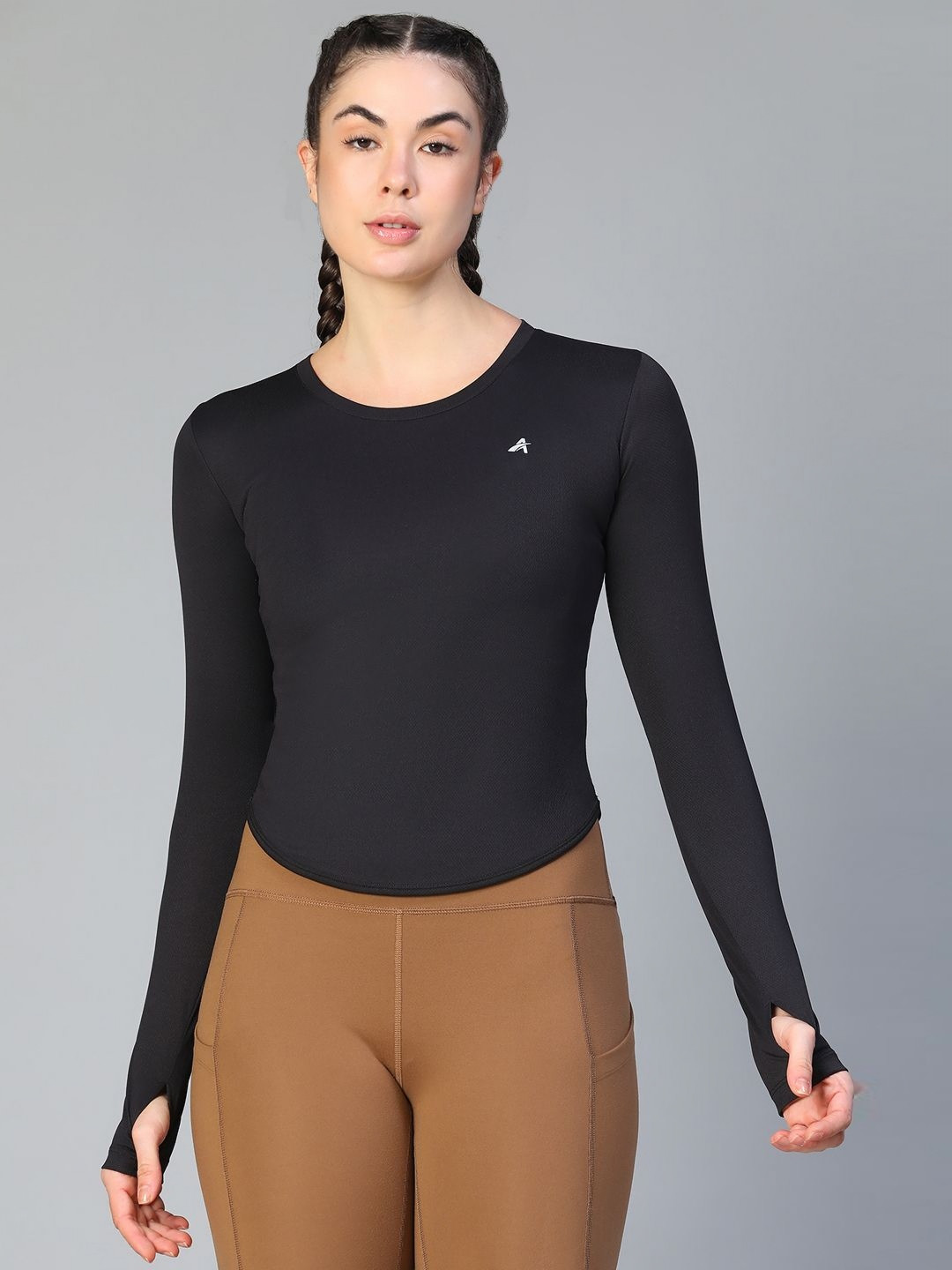 ATHLISIS Women e-Dry Cut Outs Slim Fit T-shirt