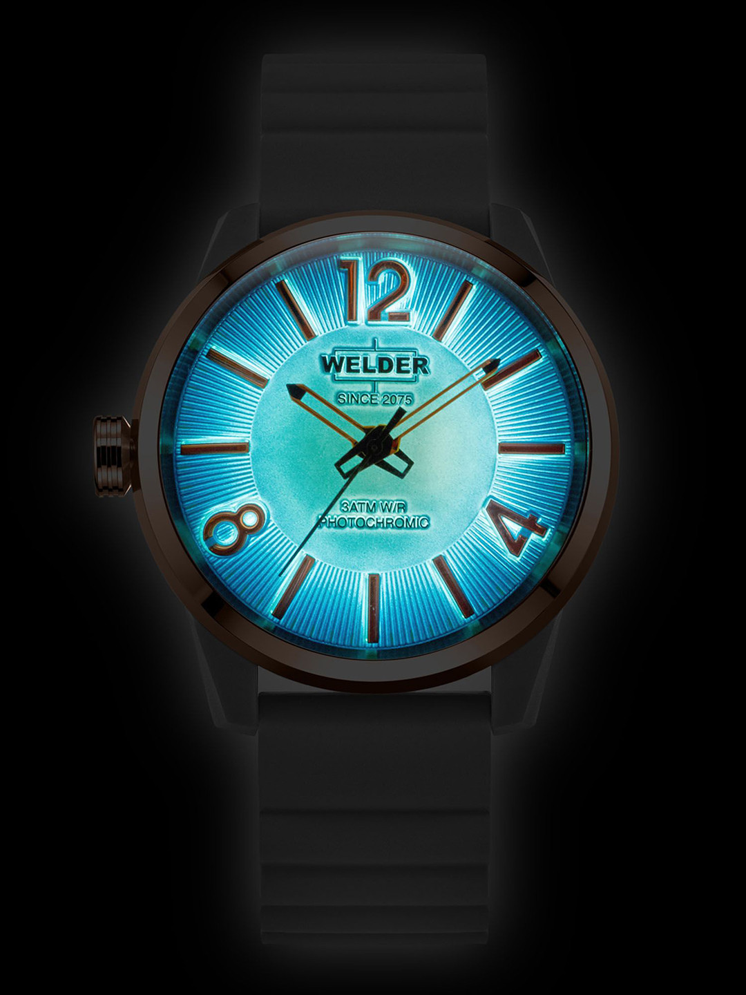 WELDER Men Brass Dial & Straps Analogue Watch WWRL2018
