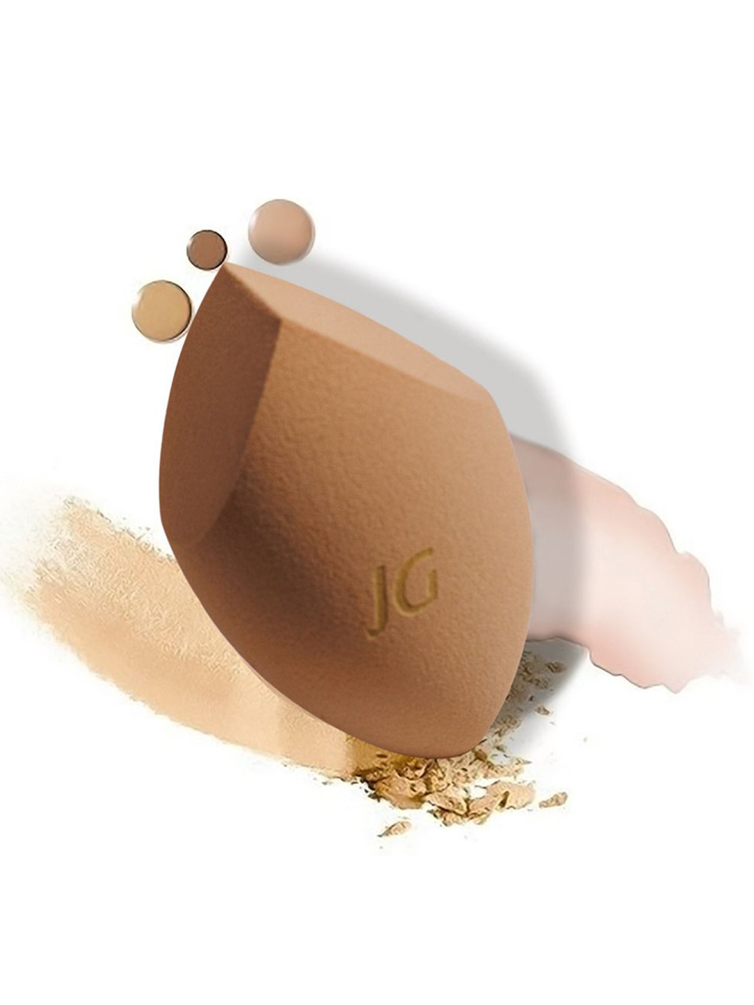 JUSTGOLD Dab & Blend Beauty Blender Latex - Vanilla