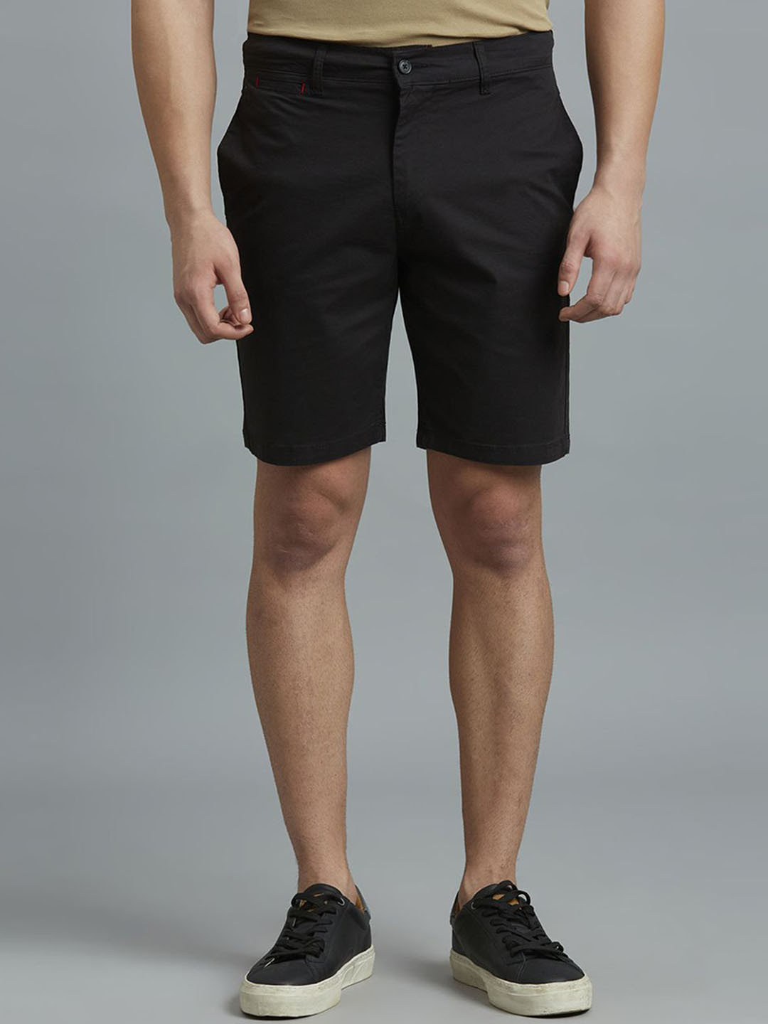 Reid & Taylor Men Cotton Mid-Rise Chino Shorts