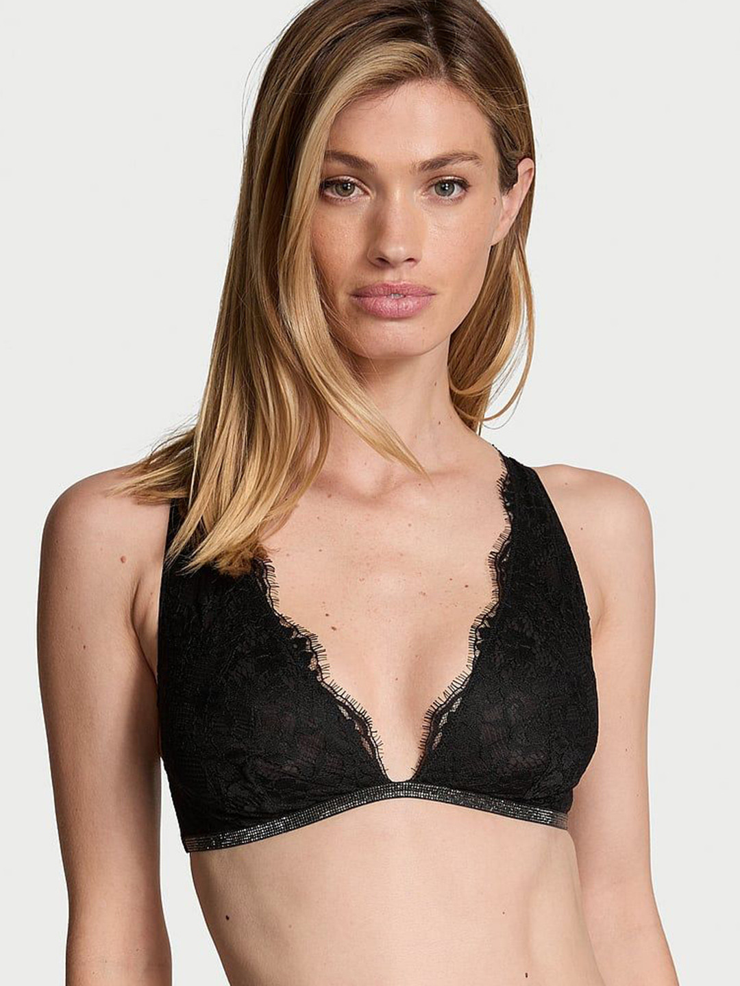 Victoria's Secret Dream Angels Twinkle Lace Triangle Bra