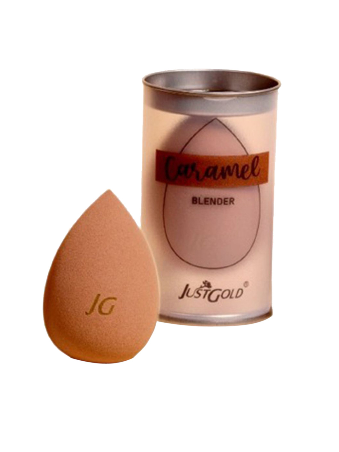 JUSTGOLD Dab & Blend Beauty Blender Latex - Caramel