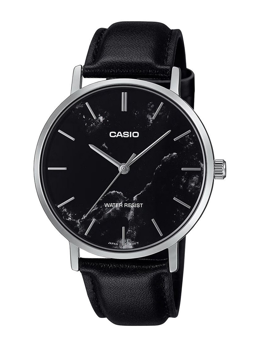 CASIO Men Dial & Leather Cuff Straps Analogue Watch A2351