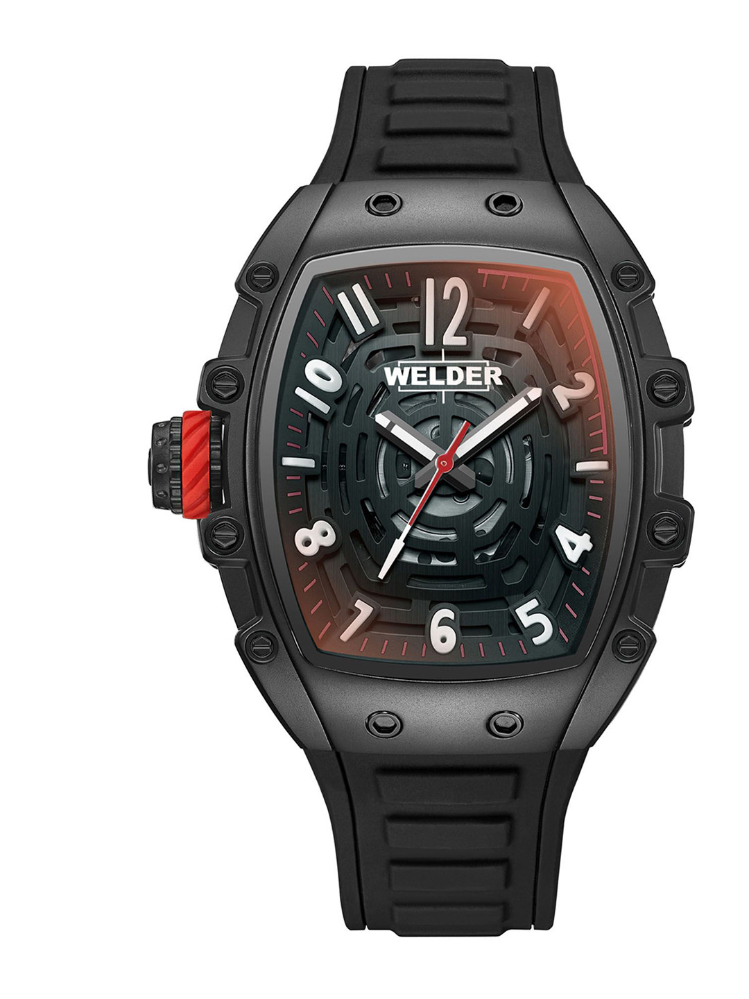 WELDER Men Brass Dial & Straps Analogue Watch WRH3004-R