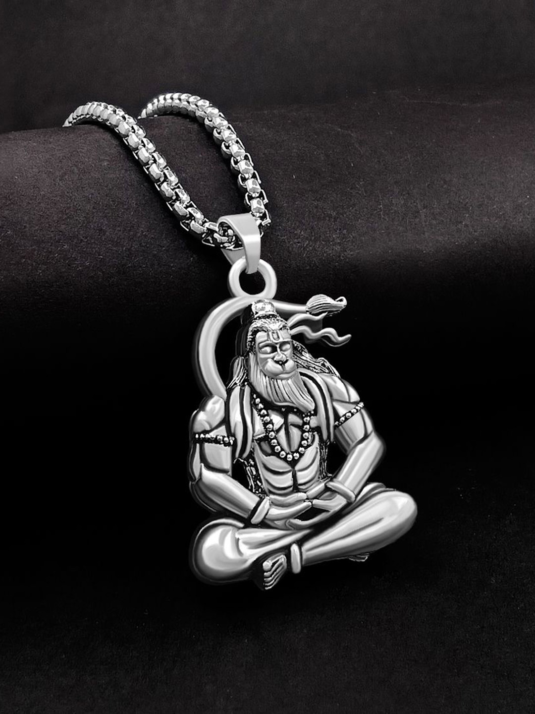 Saizen Silver-Plated Contemporary Pendants with Chains
