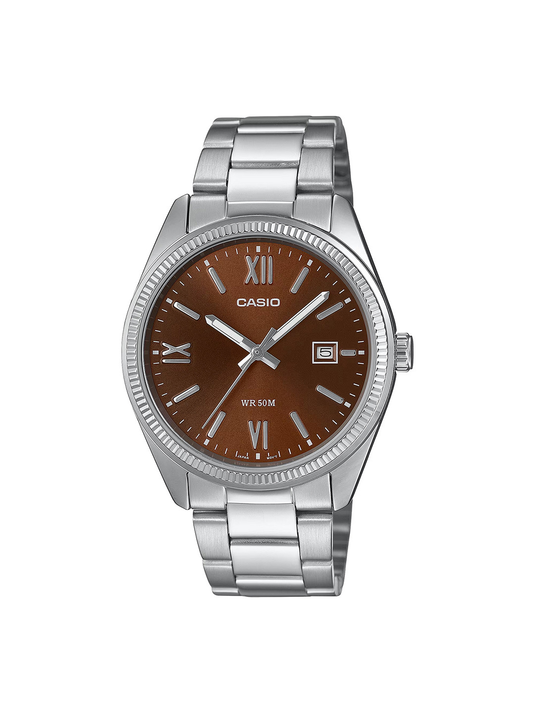 CASIO Enticer Men Dial & Stainless Steel Cuff Straps Analogue Watch A2342