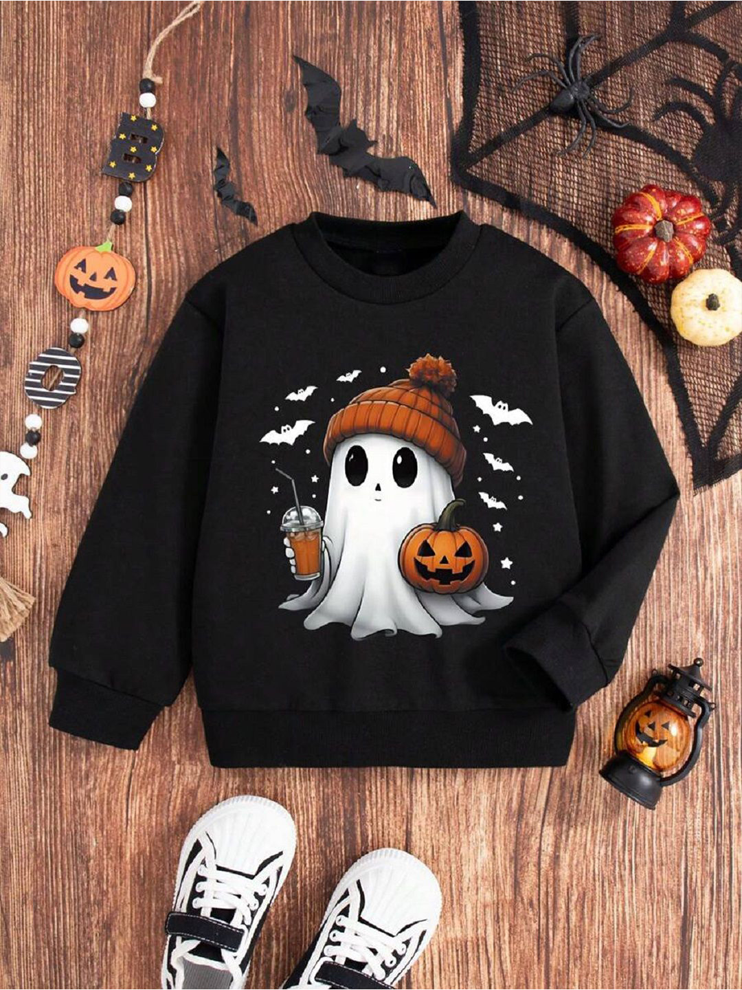 BAESD Boys Graphic Printe Cotton Round Neck Pullover Sweatshirt