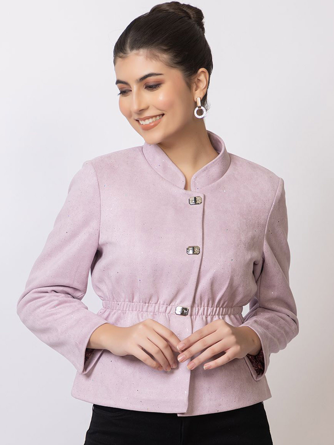 GFO  Long Sleeve Single Breasted Winter Blazer