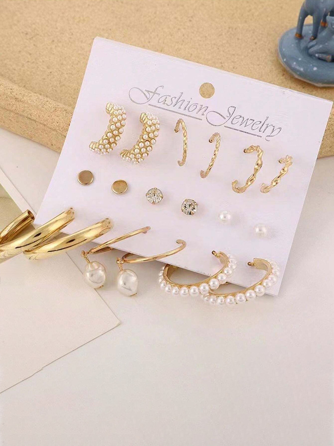 PolluxCraft Geometric Studs Earrings