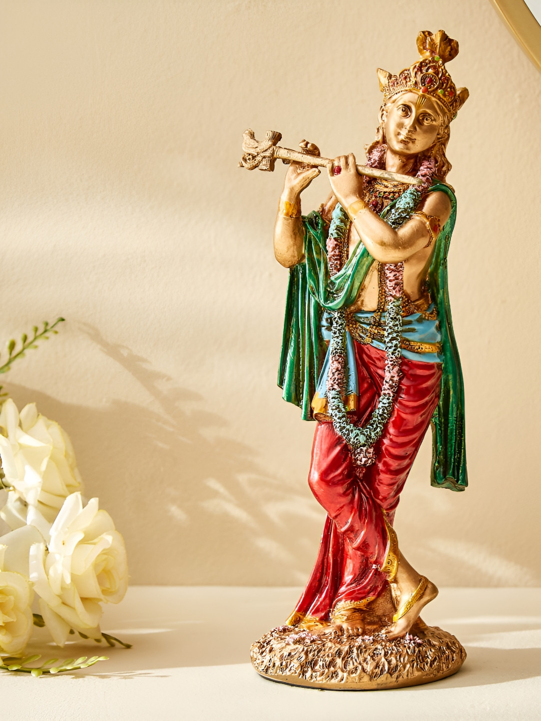 Home Centre Red Religious Idol Showpiece